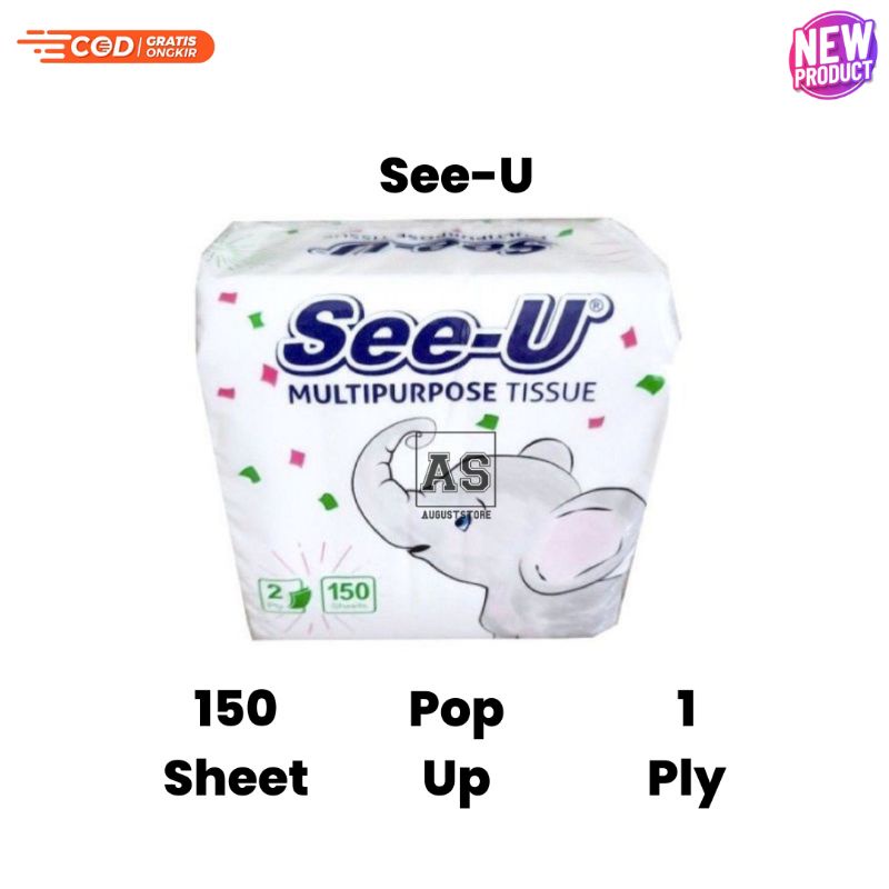 Tissue See-U Pop Up 150 Sheet