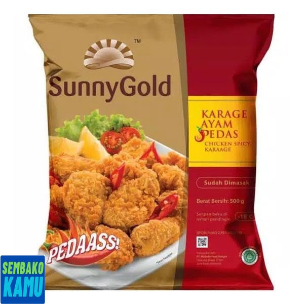 

Sunnygold Chicken Spicy Karage 500 gr