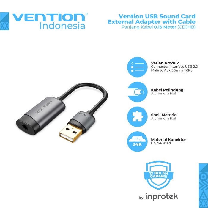 Vention Cdj Universal Usb External Soundcard