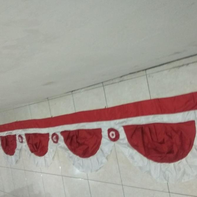 }}}}}}] Grosir bendera Indonesia background merah putih bunga besar 3 lengkung