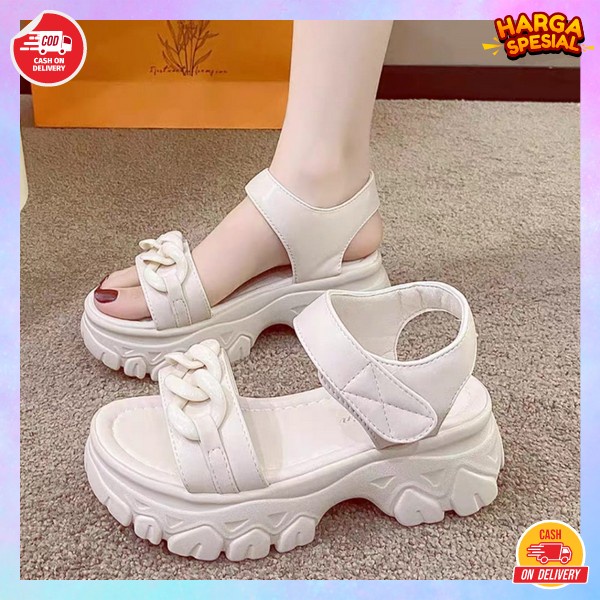 Wegjes Sepatu Wadges Wegdes Cewek Wegdes Cewe Original Widges Korea Kerja Sendal Tinggi Tidak Licin 