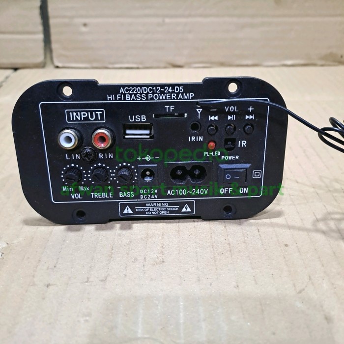 Modul Kit Speaker Aktif For Car & Home D-5 Hifi Bass Power Amp .