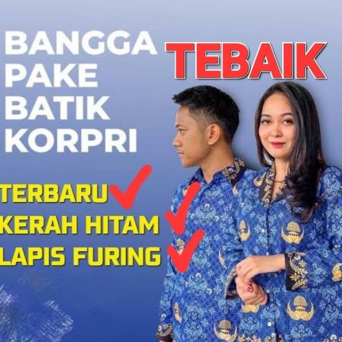 Baju korpri kerah hitam furing kemeja korpri terbaru 2022 baju korpri