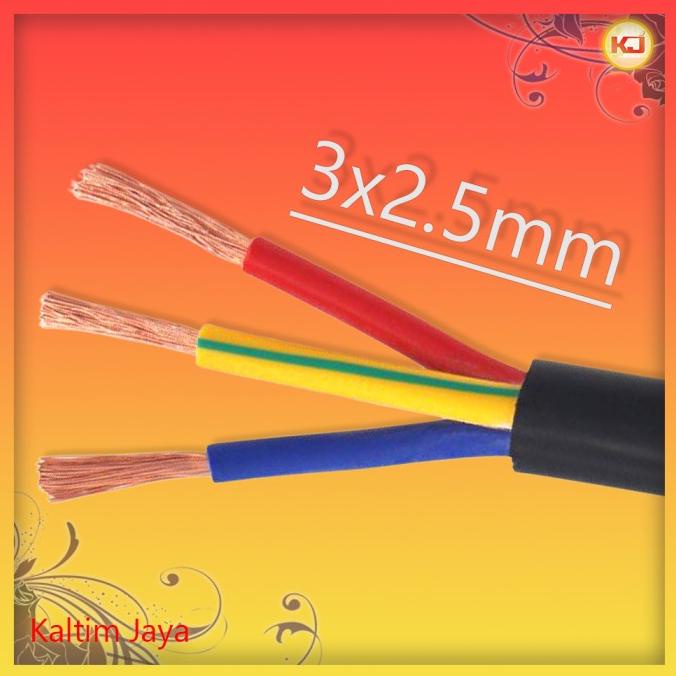 ~~~] Kabel NYYHY 3x2.5 / 3x2,5 / 3 x 2.5 mm Serabut Per Meter/Meteran