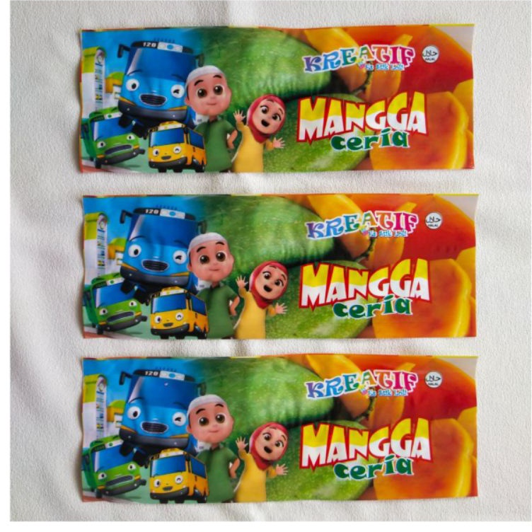 

↑rd Bestseller✢➽ Bungkus Kemasan Plastik Es Krim Es Loli / Es Stik Kreatif Mangga (18x7cm) C77