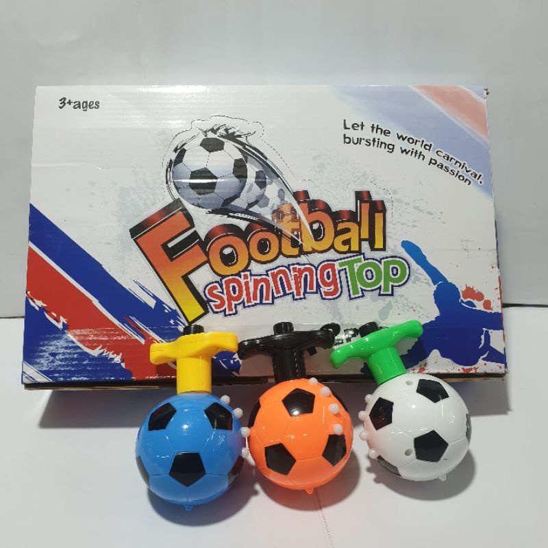 Mainan gasing Bola Anak Led dan Musik Football spinning Top