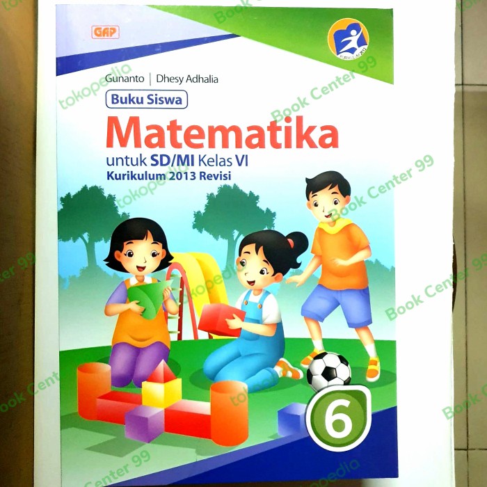 PROMO BUKU MATEMATIKA KELAS 6 SD KURIKULUM 2013 REV ERLANGGA-GAP TERLARIS
