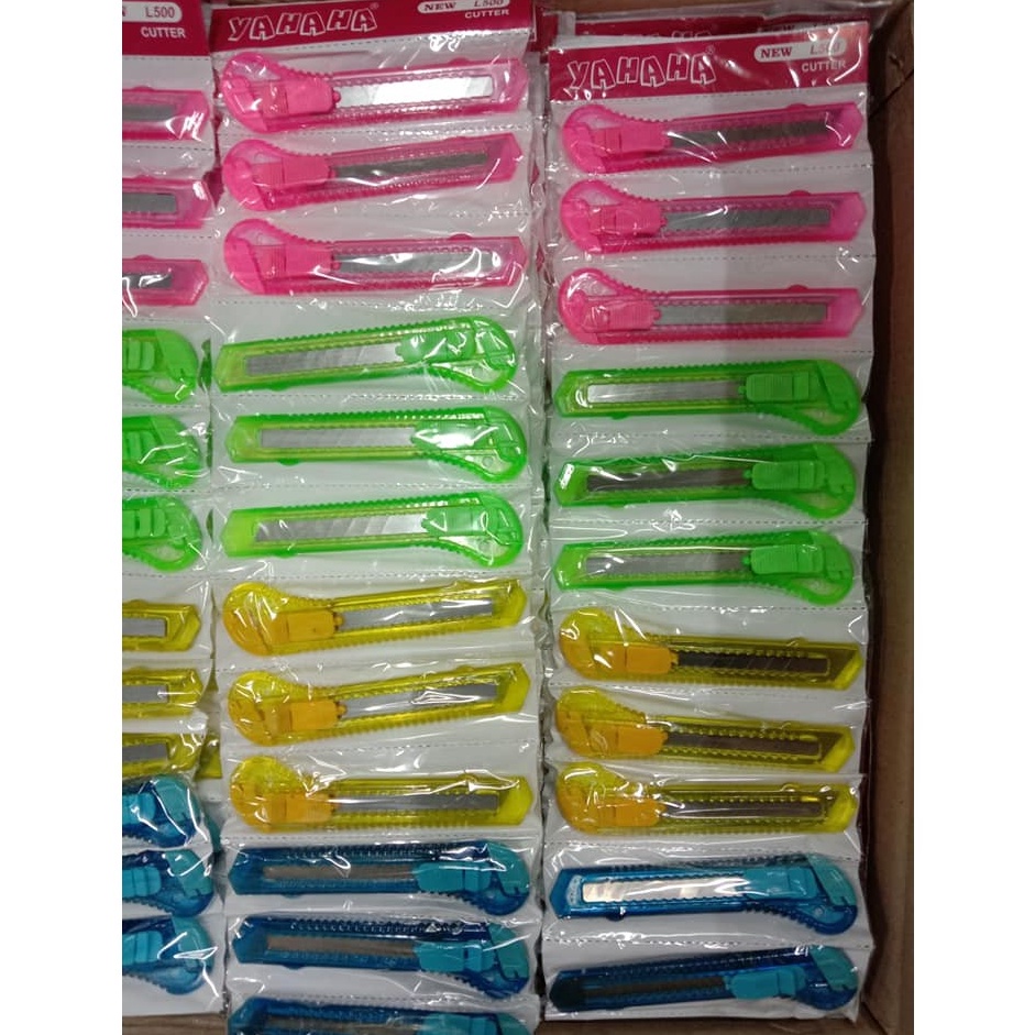 

78 (12 pcs) CUTTER BESAR / KECIL KATER MURAH BENING L 500 YAHAHA g8gv9