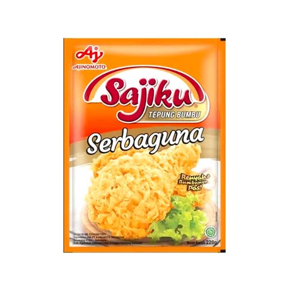 

SAJIKU TEPUNG BUMBU SERBAGUNA 220 GR