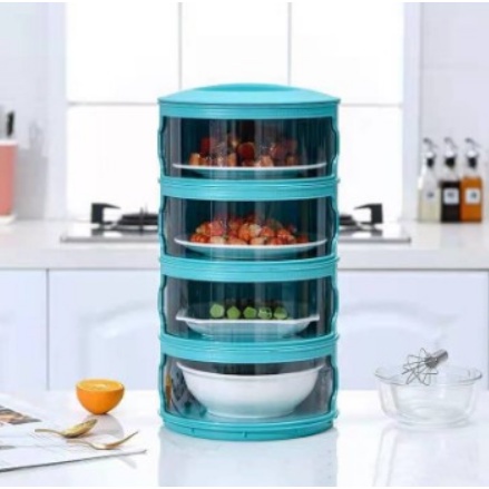 TUDUNG SAJI 4 SUSUN / TEMPAT PENYIMPANAN MAKANAN RAK MAKANAN SUSUN 4 /TEMPAT MAKAN SUSUN FOOD