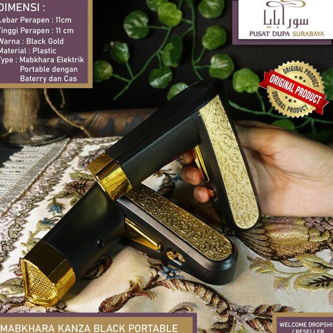 ] Mabkhara Elektrik Portable Tanpa Kabel Praktis/Tempat Dupa/Bukhour