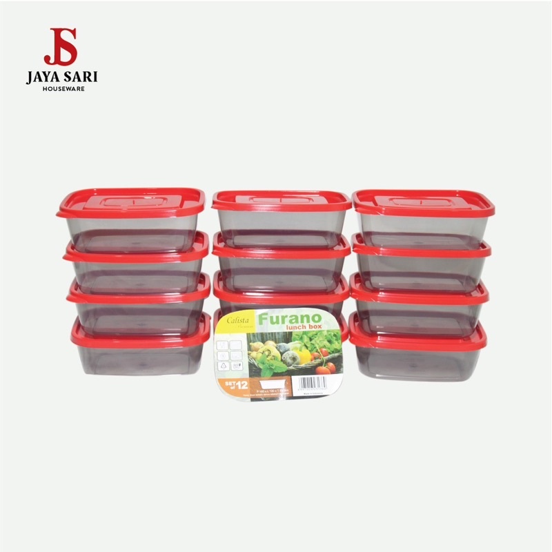 CALISTA FURANO SMALL TEMPAT PENYIMPANAN MAKANAN CAMILAN SET 12 PCS