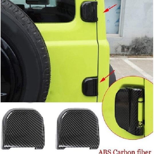 Cover Engsel Pintu Jimny JB74 Belakang Carbon | Aksesoris Jimny JB74