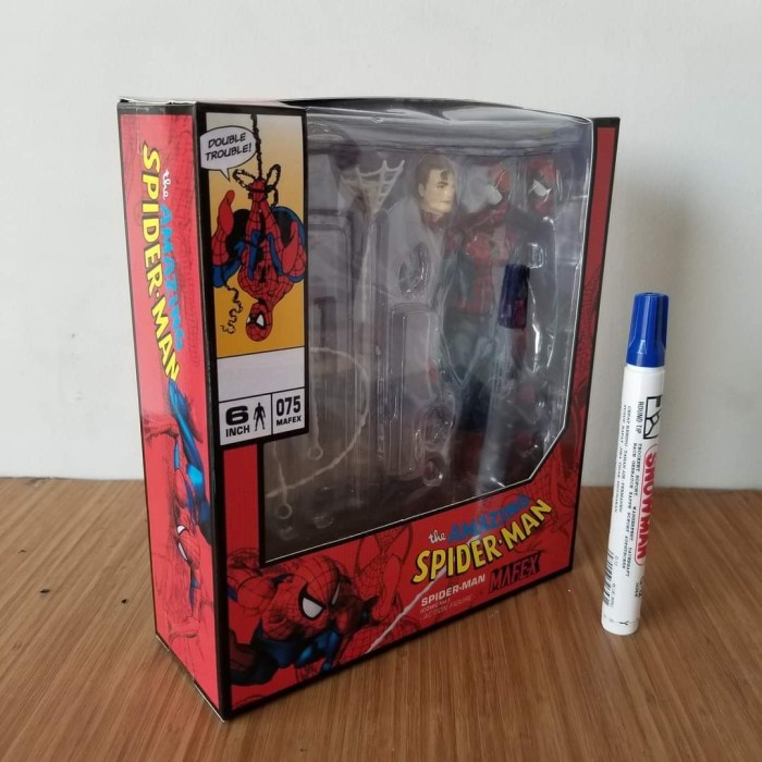 DISKON SPESIAL MAINAN FIGURE MAFEX 075 COMIC THE AMAZING SPIDERMAN RECAST MAFEX DETAI TERBARU