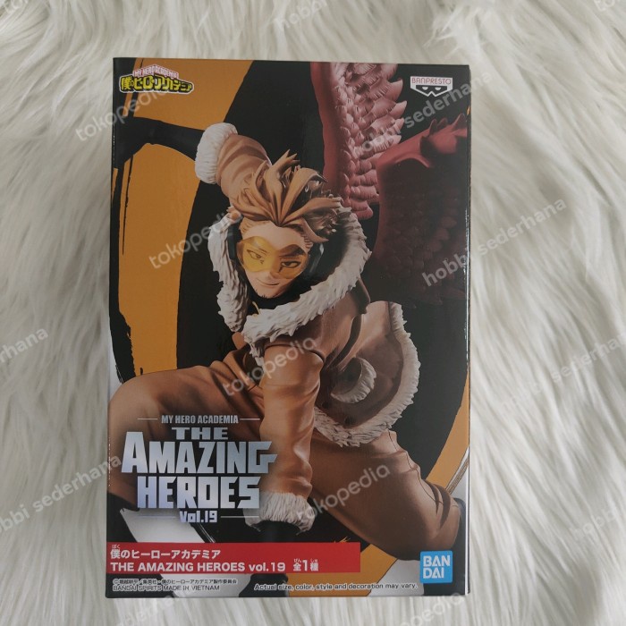 MUST HAVE BANPRESTO MY HERO ACADEMIA THE AMAZING HEROES FIGURE VOL.19 HAWK TERMURAH