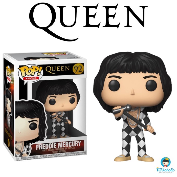 Funko Pop Rocks Queen (Bohemian Rhapsody) - Freddie Mercury (Checker)