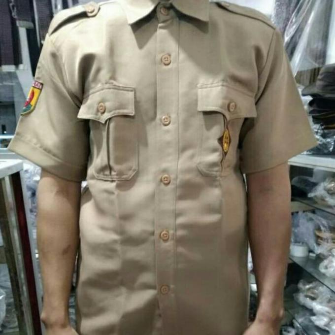 SERAGAM PRAMUKA RAPILO BIG SIZE BAJU PRAMUKA GURU KEMEJA PRAMUKA