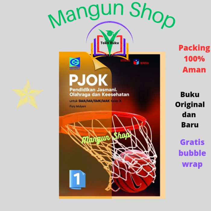 DISKON SPESIAL BUKU PJOK KELAS X.10 SMA KURIKULUM MERDEKA GRAFINDO TERBARU