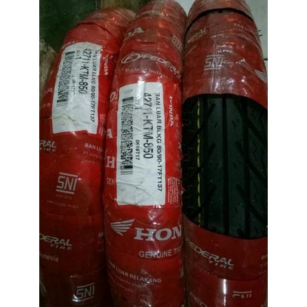 ban luar belakang honda federal 80 90 17