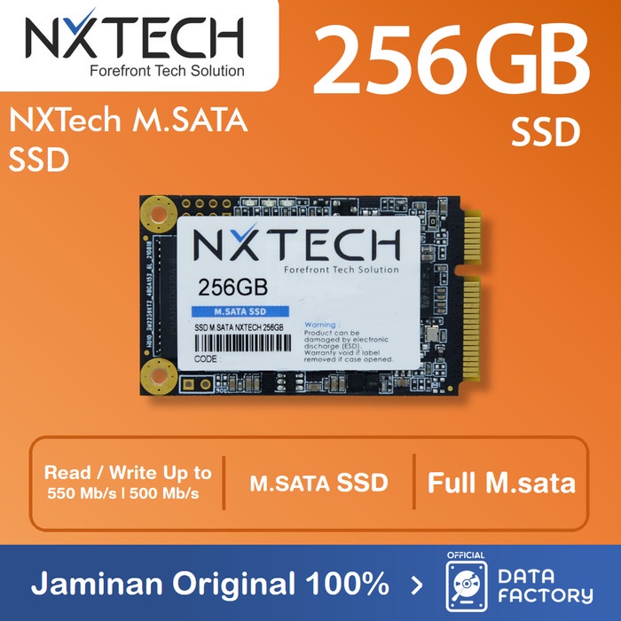 SSD M.SATA / MSATA / M SATA 256GB NXTECH RESMI / 256 GB / FULL MSATA