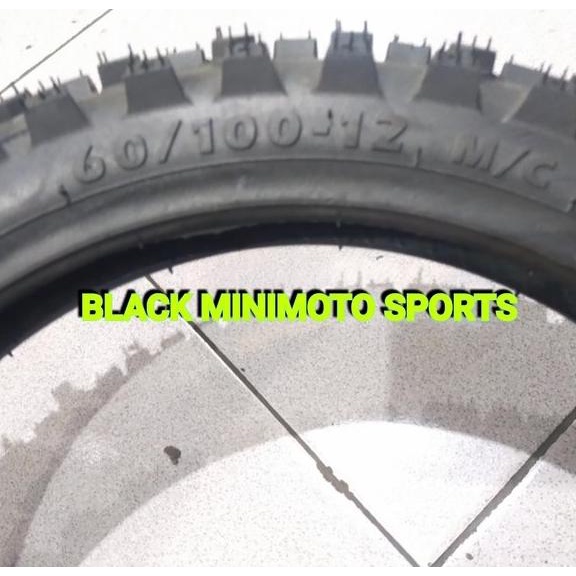 Ban Luar Mini Cross Ring 12 inch - Ban Offroad - Ban Pacul Tahu - Tyre Tube - Ban Motor Mini Trail S