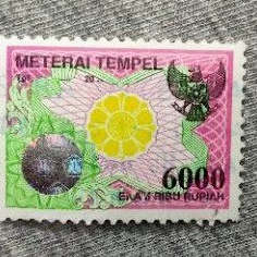 

[KODE PRODUK ETTKD6596] Materai 6000 Tahun 2000-2003 Original