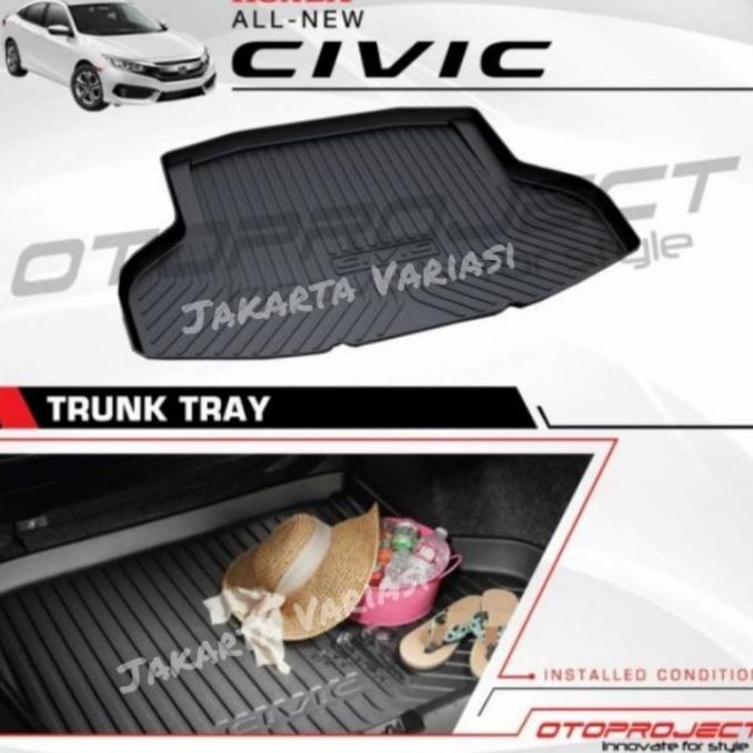 Trunk Tray / Karpet Bagasi Belakang Honda All New Civic / Civic Turbo