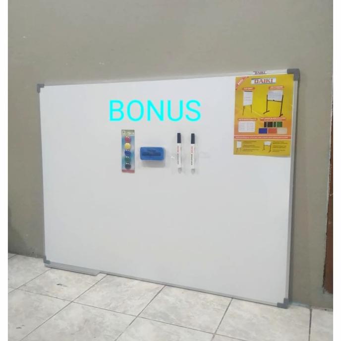 

Whiteboard / Papan tulis magnetic uk 90x120 Cm