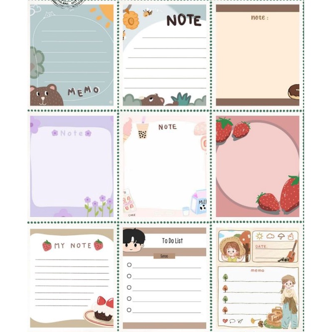 

MemoPad/Termurah/Isi_50Lembar/BigSpace_ForWriting/Notes