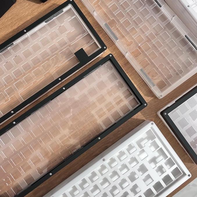 Case Akrilik Gasket Mount Keyboard Mechanical DZ60,Maxfit 61,VX5 pro