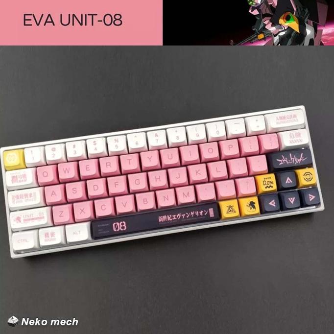 Keycaps XDA Evangelion 08 PBT 134 Keys