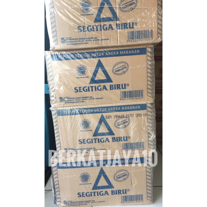 

SEGITIGA BIRU TEPUNG TERIGU Kemasan 1 Kg Harga Dus Karton GOJEK ONLY