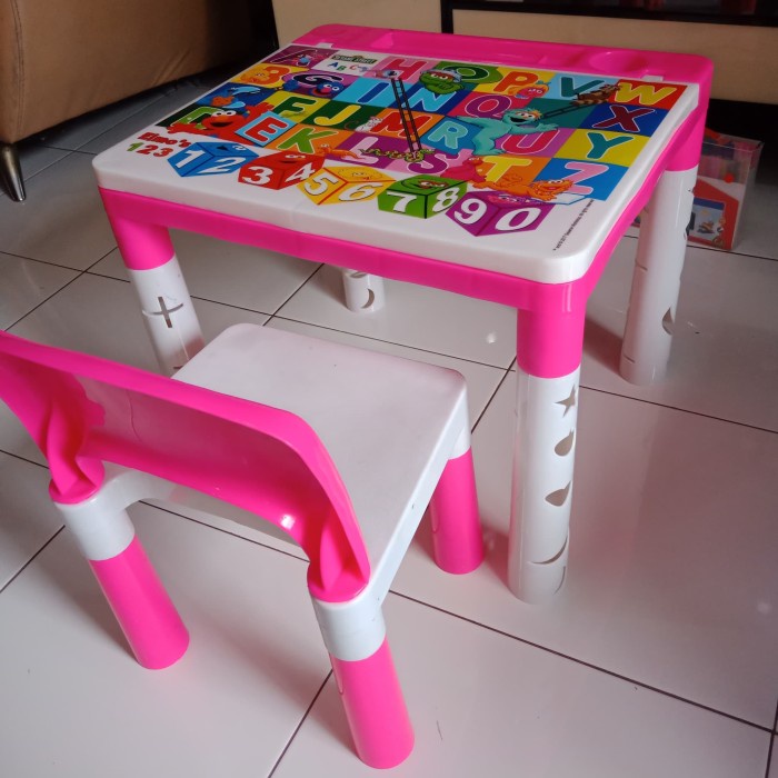 MEJA BELAJAR + KURSI ANAK SET AKAKO