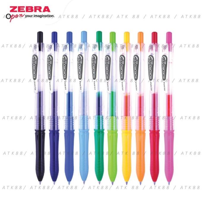 

Pulpen Zebra Kokoro Gel Pen