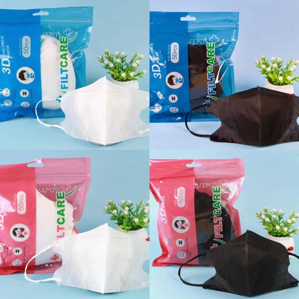 7.7 Masker Anak Duckbill Y&B Kids 50Pcs Putih White Surgical Mask Duckbill