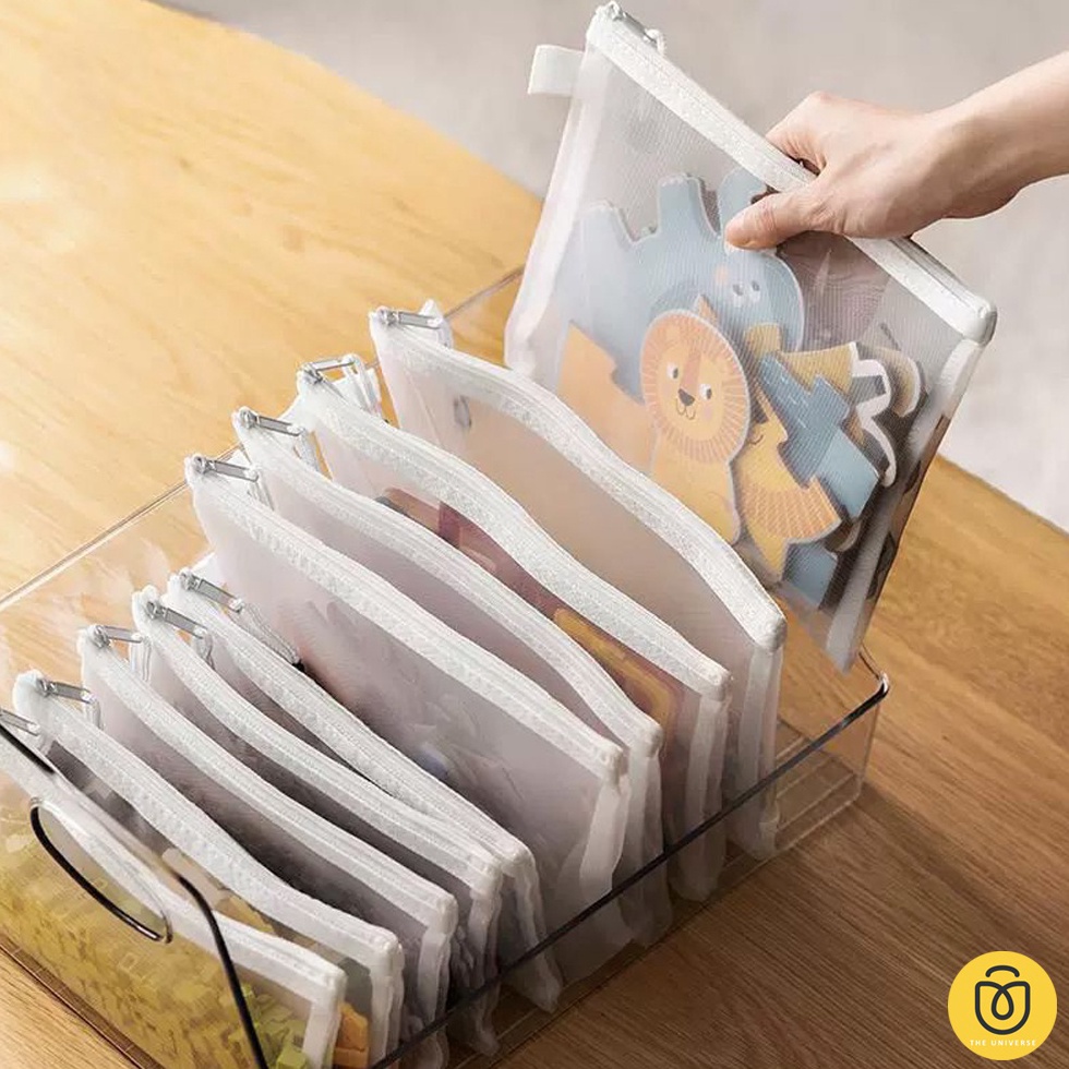 

39 Zipper Bag Kantong Penyimpan Mainan Puzzle Anak Dompet Serbaguna Tempat Pensil - ST028 38