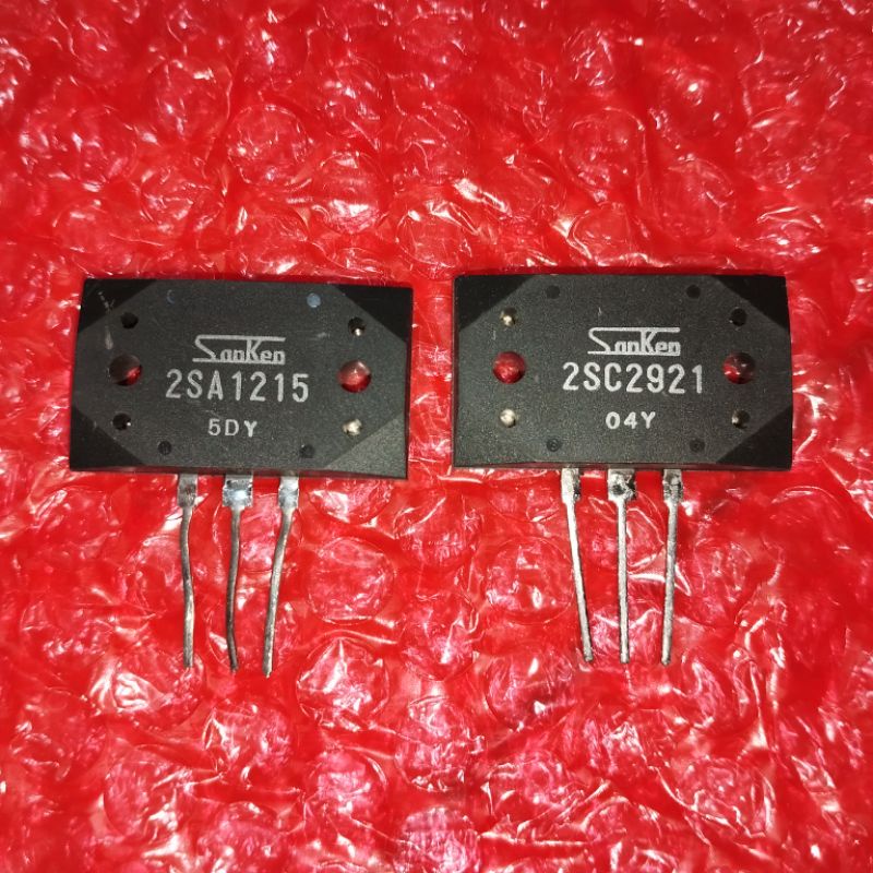 transistor final 2SA1215 2SC2921 audio amplifier