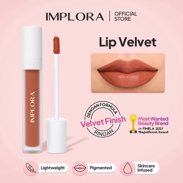 [7NK69] NEW Implora Lip Velvet Harga Murah O