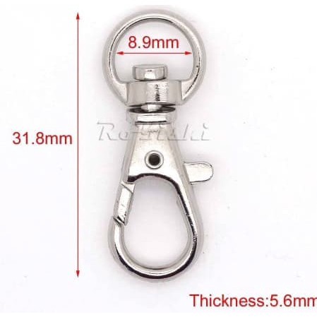 

Kaitan 1 Cm Standart / Cantolan 1 Cm Standart / Pengait Tali ID/ MINIMAL 5LUSIN, HRG= 500/PCS • BN.25Jn23ᴾ