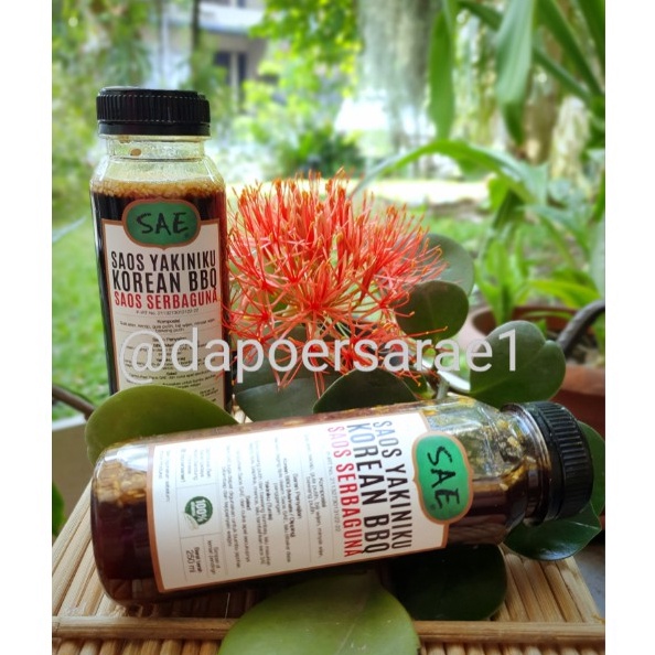 

Special Edition.. Saos Serbaguna Korean BBQ Yakiniku SAE 250 ml HALAL CYA