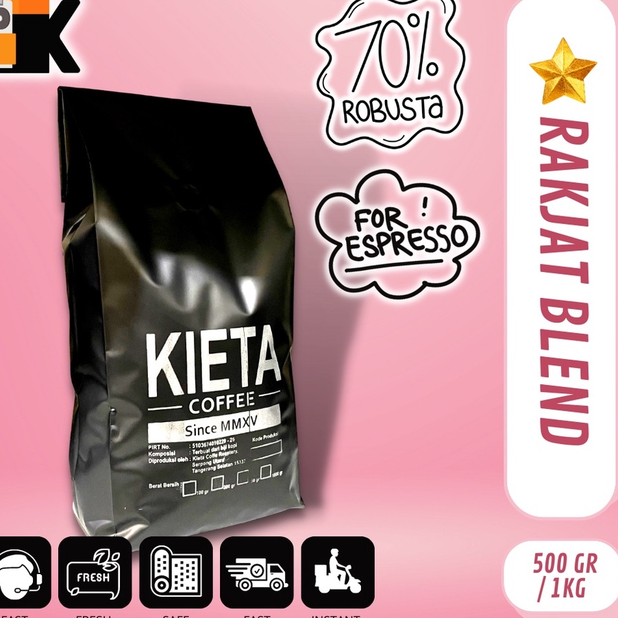 

12.12 Fasion sale Biji Kopi Rakjat Espresso Blend 1kg !!!