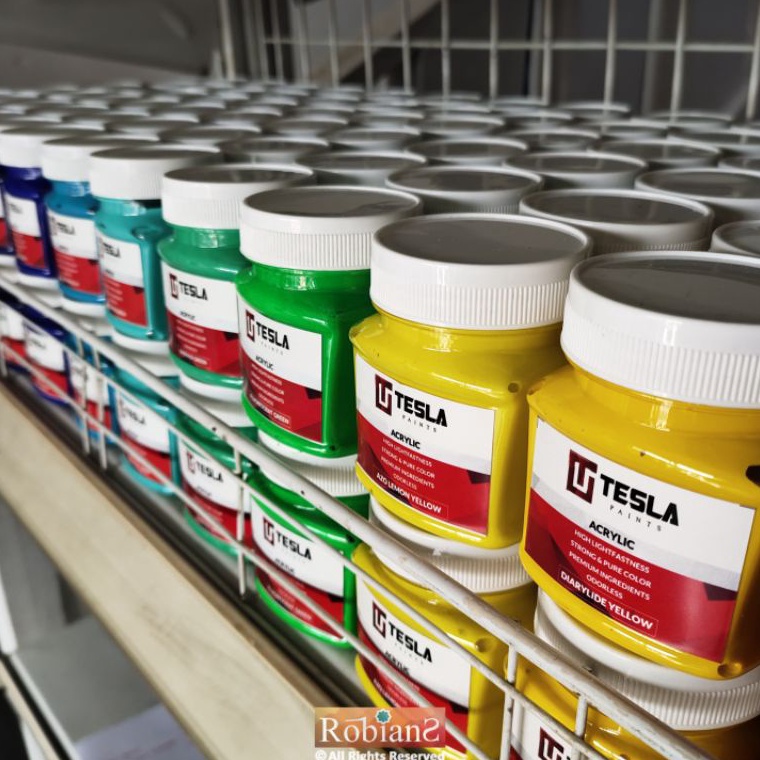 

KRJ.29Jn23ᵁ" Cat Lukis / Cat Akrilik Tesla Acrylic Paint - Uk. 125 ml