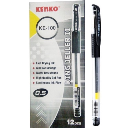 

BO.19Jn23ᴼ ▫ Pulpen Gel Kenko King Jeller II KE-100 LUSIN