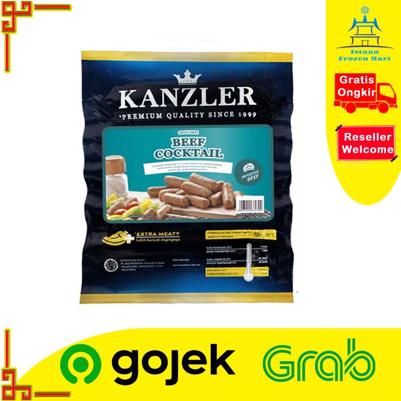 

Beef Cocktail Sausage Sosis Sapi 500 Gram - KANZLER