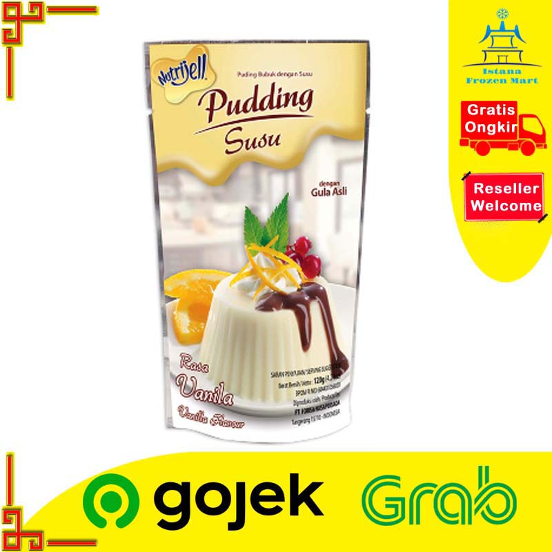 

Puding Susu Rasa Vanila 120 Gram Vanilla - NUTRIJELL