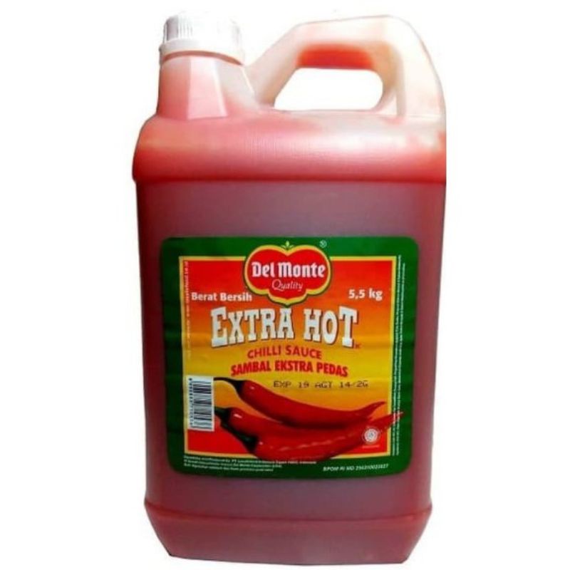 

Saus Sambal Extra Hot Galon 5,5 KG - DELMONTE