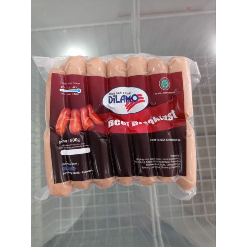 

Sosis Beef Breakfast 500 GR - DILAMO