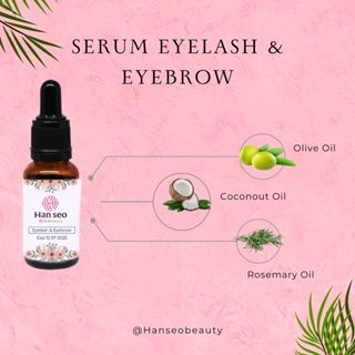 Serum Bulu Mata dan Alis Eyelash Eyebrow Serum Hanseo Penumbuh Bulu Mata Dan Menebalkan Alis Mata dengan Cepat