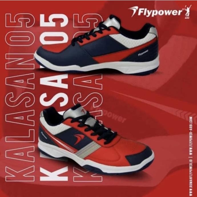 SEPATU BADMINTON FLYPOWER KALASAN 04 NEW COLOUR X AGRIPPINA