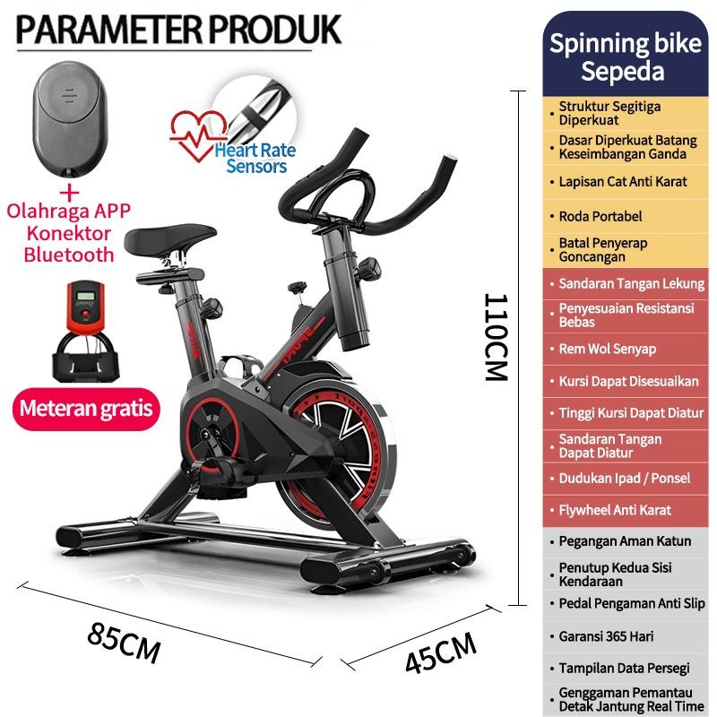 Sepeda Statis Spinning Bike Sepeda Olahraga Sepeda Rumah Berputar / Peralatan Olahraga Sangat Tenang Dalam Ruangan Sepeda Olahraga
